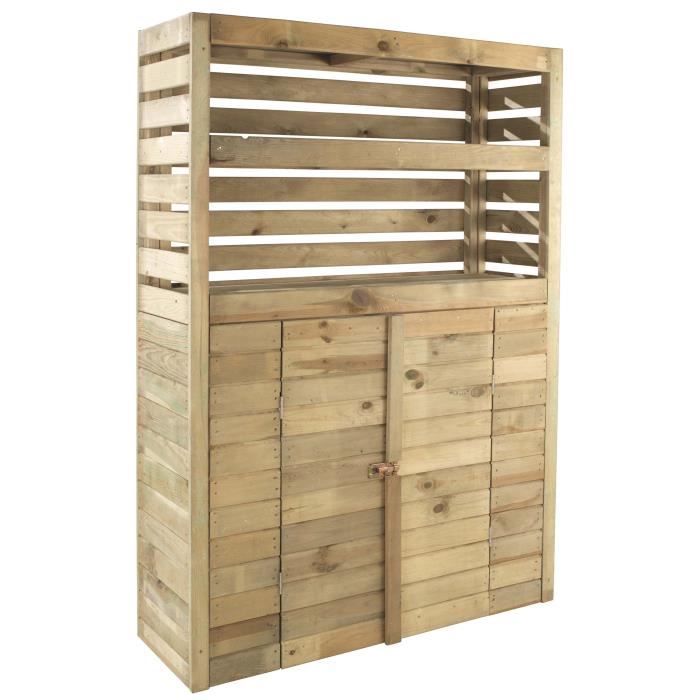 Madeira Armoire En Bois Beli Special Balcon 120x180 Cm 15 Mm