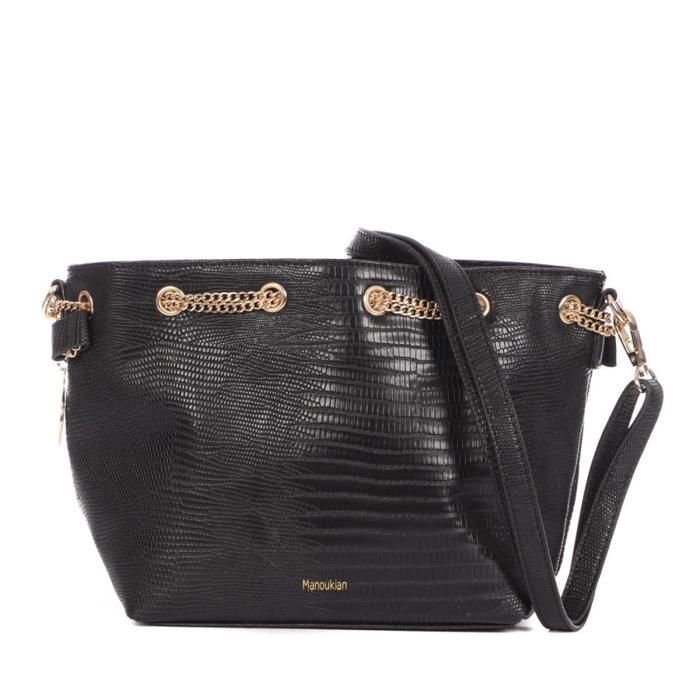 Sac seau Noir Femme Manoukian Milly