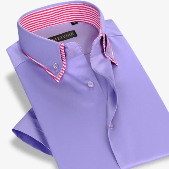 chemise double col