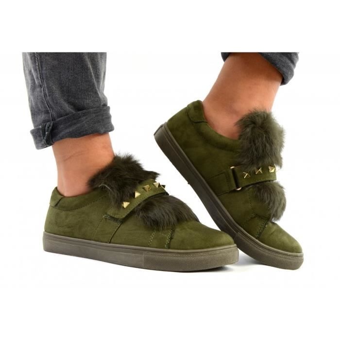 Sneakers fourrure cheap