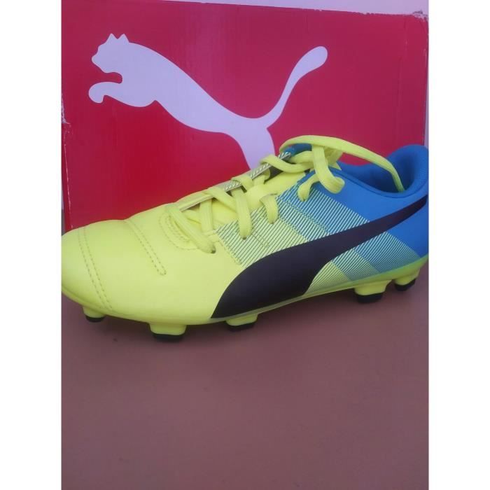 crampons puma jaune