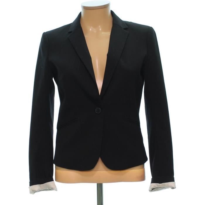 Veste De Tailleur Blazer H M Taille 34 1859746 Noir Achat Vente Costume Tailleur Cdiscount