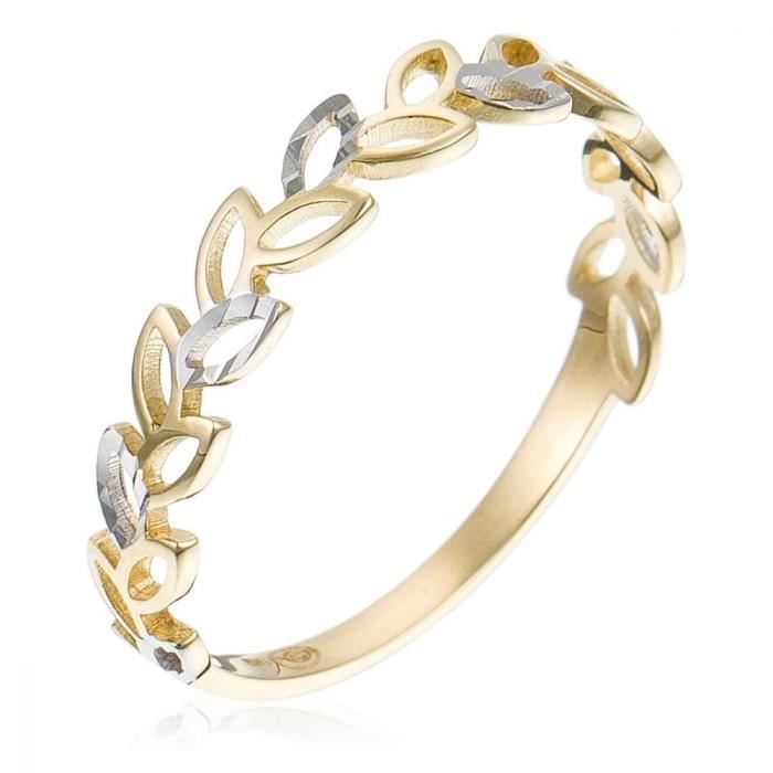 Bague bicolore Orage R7104