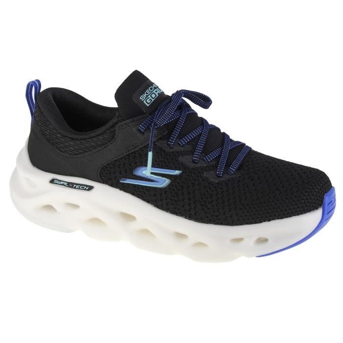 Chaussures de running SKECHERS Go Run Swirl Tech Dash Charge 128793 BLK Femme Noir Cdiscount Sport
