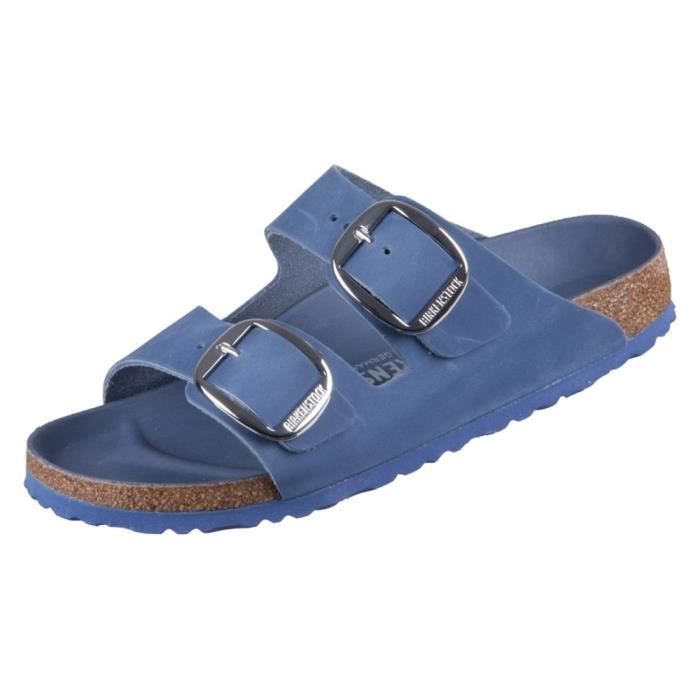 Chaussures BIRKENSTOCK Arizona Big Buckle Bleu marine Femme Adulte Bleu Cdiscount Chaussures