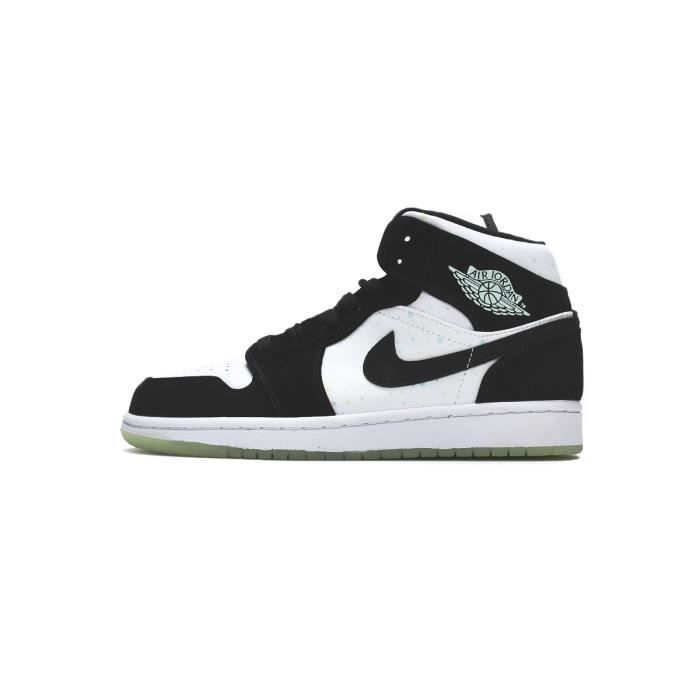 Basket Nike Air Jordan 1 Low Gang Blanc Noir Hommes et Femmes Taille 38 Black white Cdiscount Chaussures