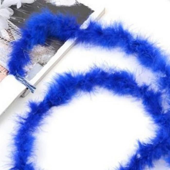 Boa En Plumes De Dinde 2 Mètres - Écharpe Plume Pour Déguisement, Décoration, Loisirs Créatifs - Multicolore