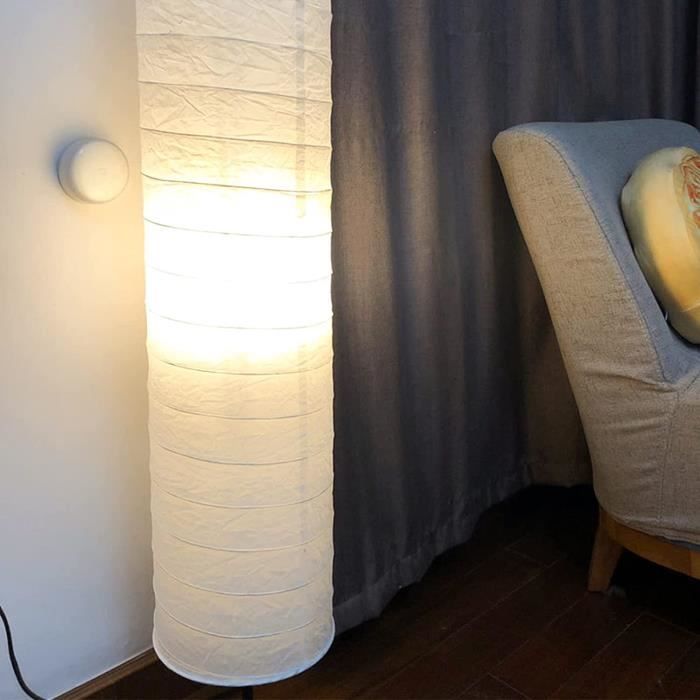 Abat-jour en papier de rechange pour lampe Lampadaire Japonais Style Abat-jour en tissu