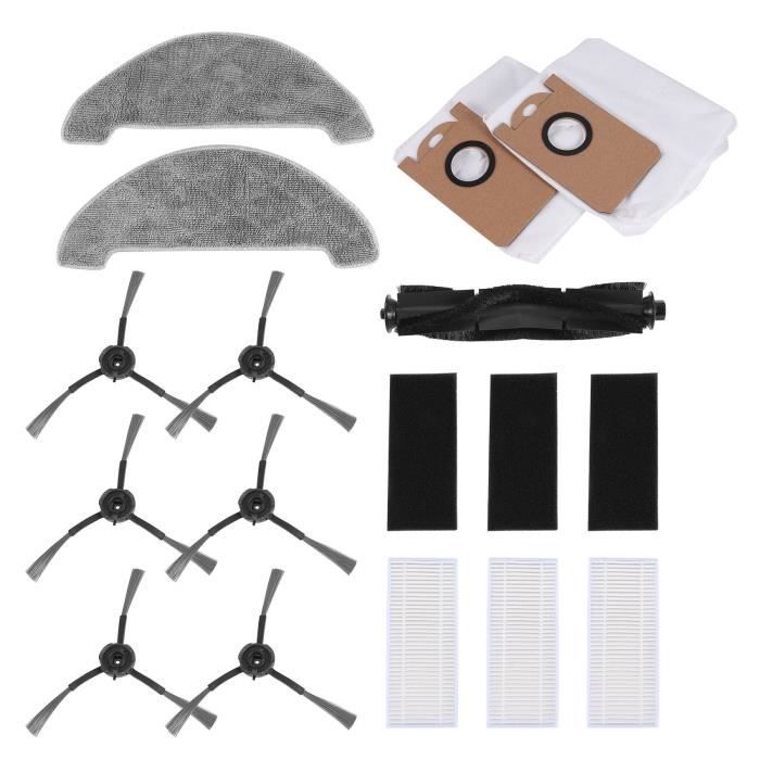 Kit Pièces De Rechange Pour Aspirateur Robot Roborock S10 - Brosses Principales/latérales, Sacs à Poussière, Serpillères, Filtres (plusieurs Packs) - 1