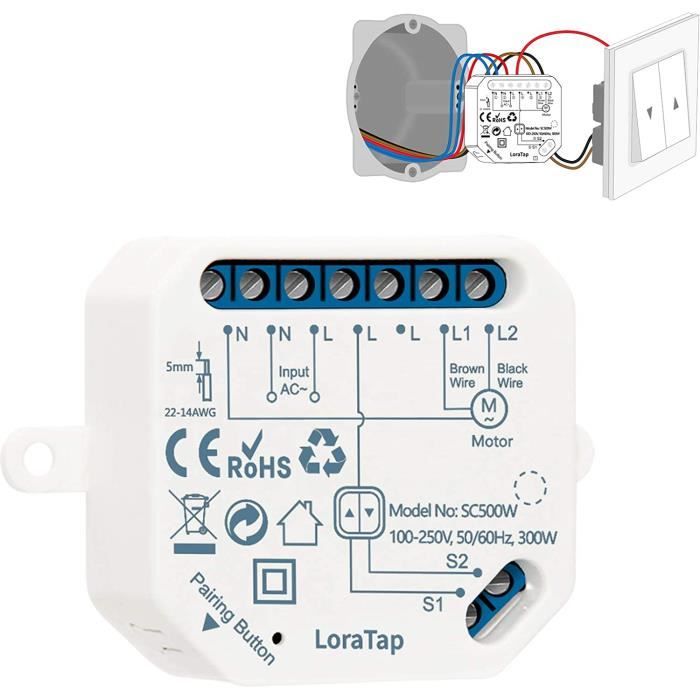 Module Interrupteur Volet Roulant Connecté WiFi - SILAMP