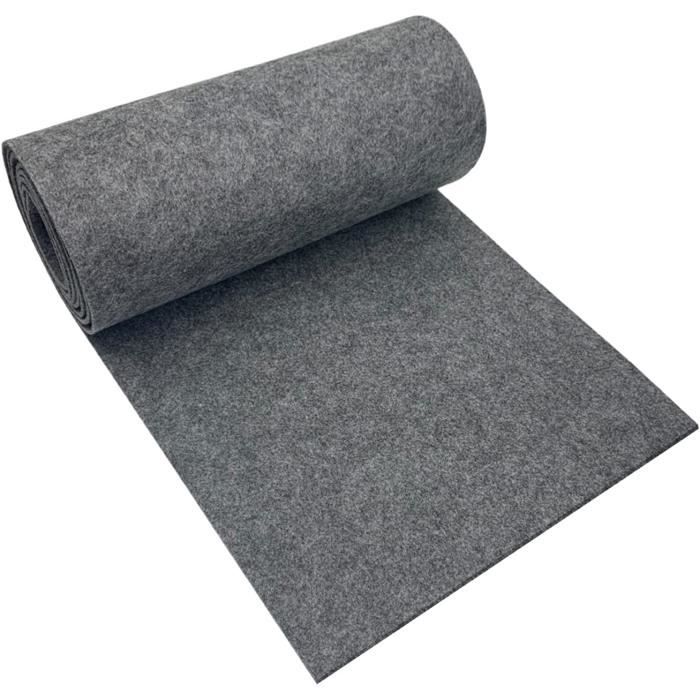 DAJAVE Lot De 2 Rouleaux De Feutre Au Mètre 3 Mm, 2 Rouleaux De Feutre 30 X 250 Cm, Tissu Feutre Au Mètre, 3 Mm, Tapis En Feutre Polyester à Découper, Pour