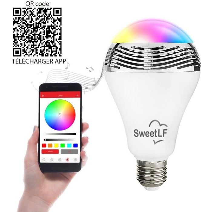 Haut-parleur Bluetooth Extérieur Lumière DiscoLed / 40W Haut-parleur Bluetooth Extérieur Lumière DiscoLed / 40W
