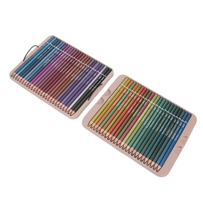 GOODONE-Crayons de couleur métalliques 12 crayons métalliques de couleur Ensemble de crayons de