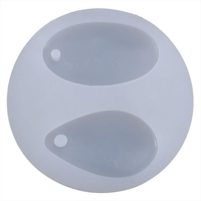 Moules En Silicone Pour Pendentifs De Noël - Lot De 6 Moules (3 Modèles) Avec Trou - Pour Résine, Bijoux DIY, Décoration