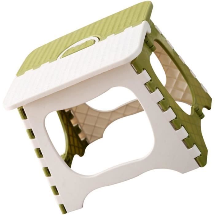 Tabouret pliable en plastique pour adultes, capacité de 136,1