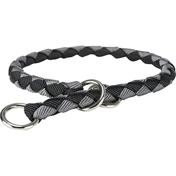 Meilleurs prix pour Collier - TRIXIE - Semi-étrangleur - Taille S–M - 35–41 cm - Couleur Noir/Gris Graphite