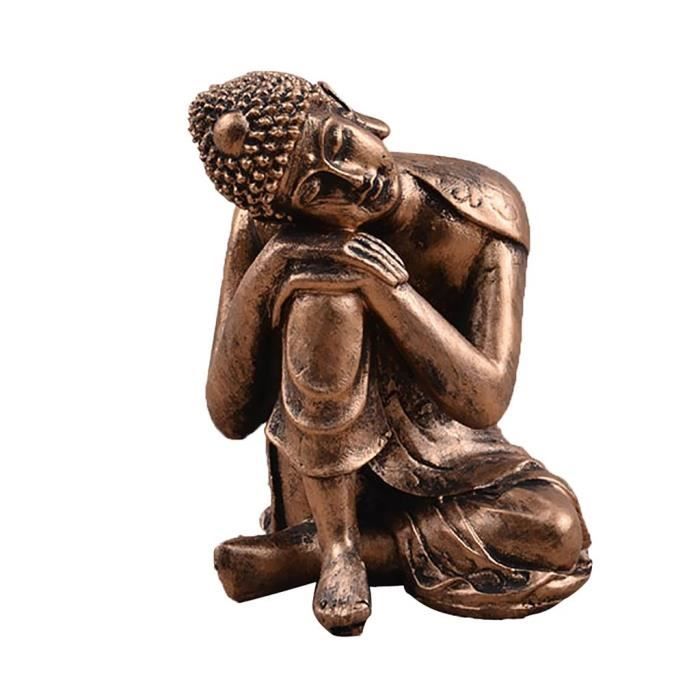 Mini Petite Statue De Bouddha De Méditation Harmonieux Yoga Figurine De