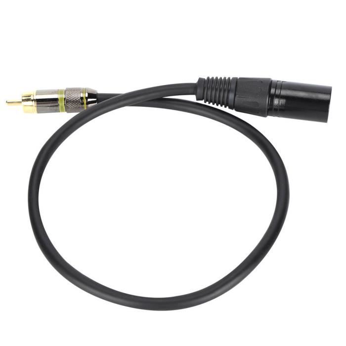 Câble XLR Femelle Vers Jack 3,5mm 1m JOMLEY - Micro Vers Caméra, Ordinateur, Enregistreur