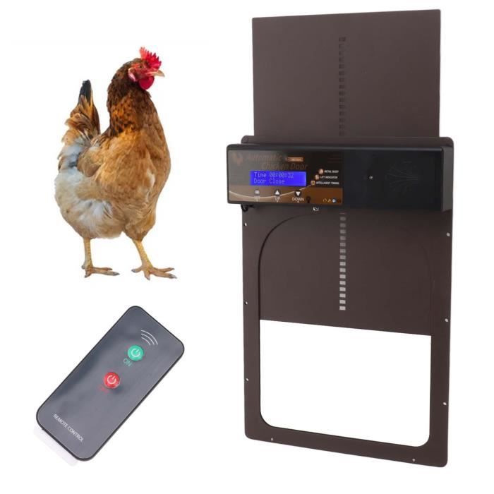 Jeffergarden Contrôleur Automatique De Porte De Poulailler IP44, Ouvre