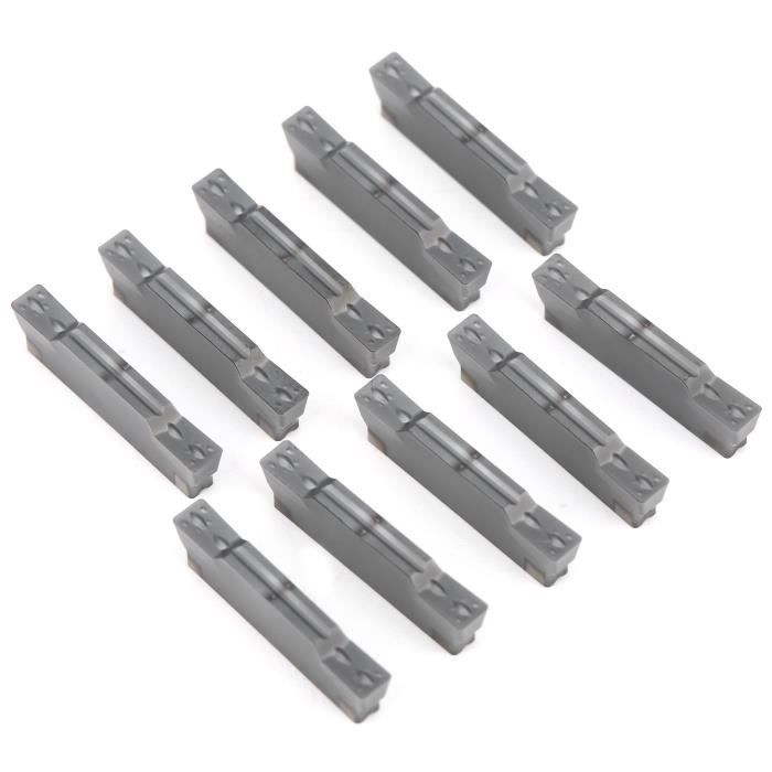 Ruimou Lot De 10 Inserts En Carbure DCMT070204, Accessoires De Machine U00e0 Lame Tournante, Inserts De Tour CNC En Carbure De Tungstu00e8ne
