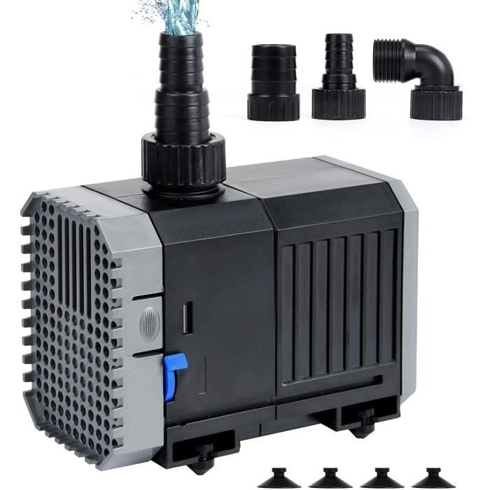 Yorbay Pompe De Bassin Chj 1500 25w 1500l H Avec 10m Cable D