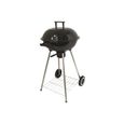 Barbecue boule Premium - PURECHEF - Dim : 43.5 cm - Charbon - Acier - Noir-1