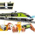 LEGO City Le Train de Voyageurs Express - Jouet de Train Télécommandé - Phares Fonctionnels - Enfants 7 Ans-1