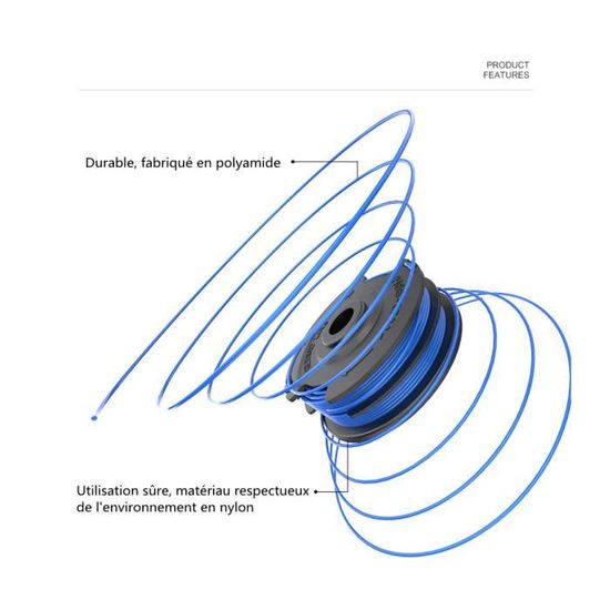 Lot De 4 Capuchons De Bobine 4 Pièces De Rechange Pour Ressorts Compatibles Avec Les Coupe Bordures Blackdecker Rc 100 P 92000858