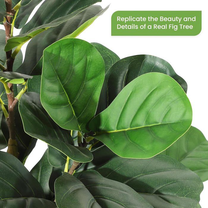 Leflos 150cm ficus Artificiel pour l'intérieur, Plantes Tropicales