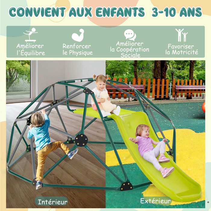 DREAMADE 9-en-1 Toboggan Intérieur Rose – Basket, Télescope, Volant, Tunnel, Rangement – Bébé Dès 1 An