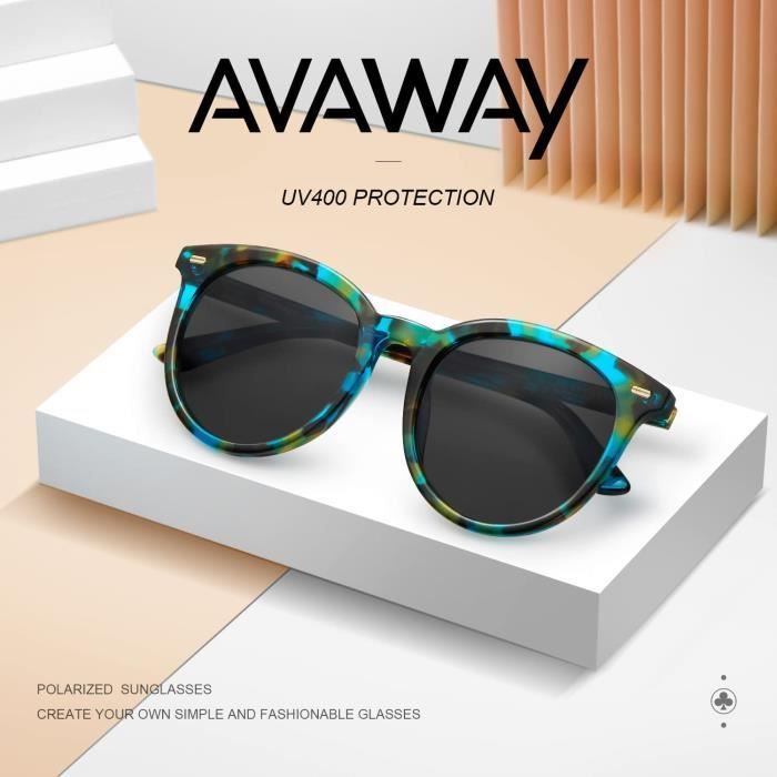 Cat eye Lunettes de Soleil Femme Polaris es Vintage UV400