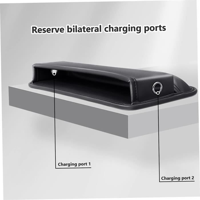 Ihreesy Organisateur Voiture Aération – Boîte Rangement Téléphone, Lunettes & Carte En Daim – Marron Élégant