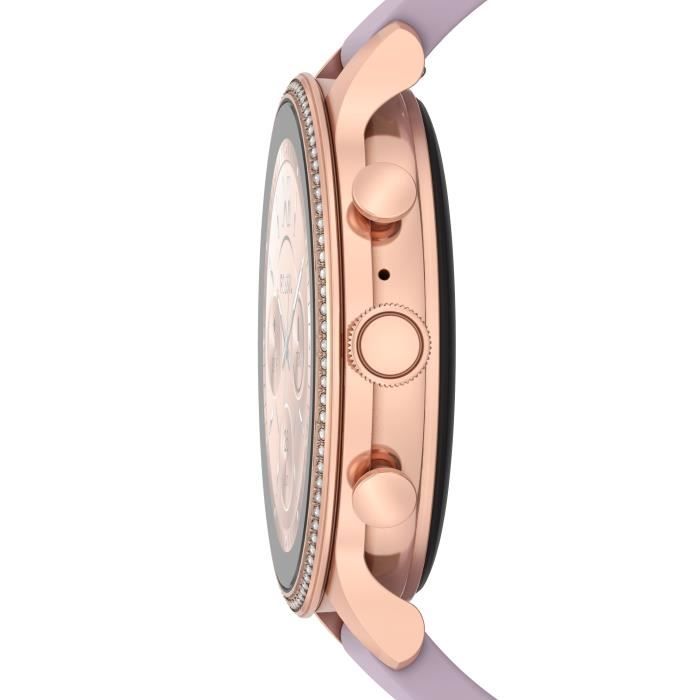 Fossil orologio smartwatch Gen 6 con cinturino in silicone viola FTW6080 Cdiscount Telephonie