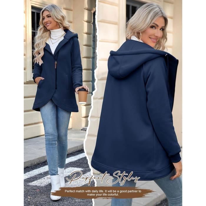 Pardessus bleu marine best sale
