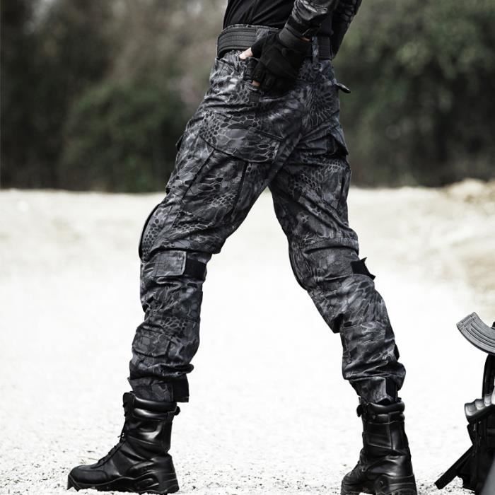 Pantalon militaire avec genouillere new arrivals