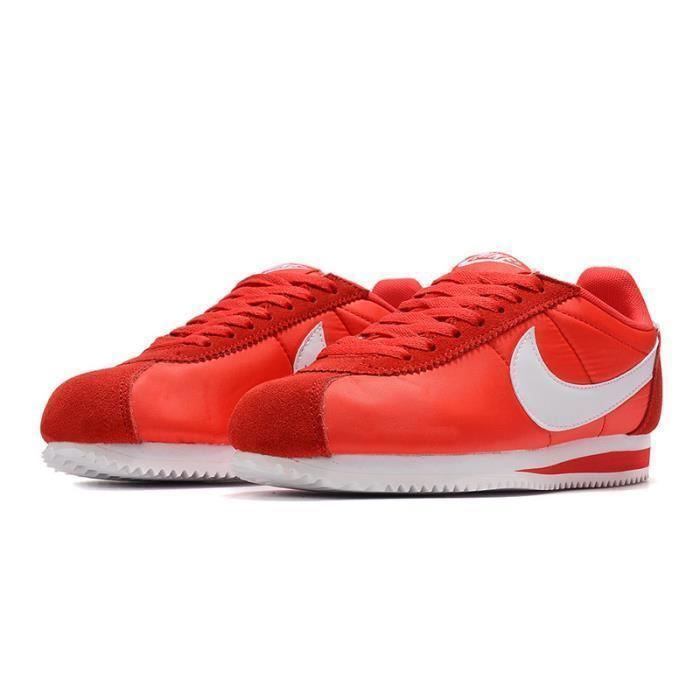 Nike cortez nylon homme rouge hot sale