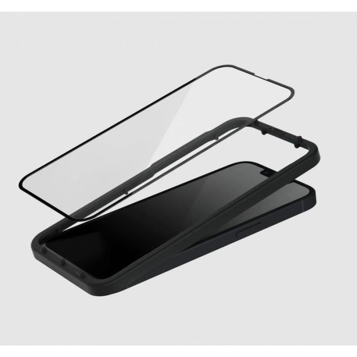 RhinoShield Protection écran 3D Impact compatible avec [iPhone SE (2020) /  8/7] 3X plus de protection contre les chocs - Bords incurvés 3D pour une  couverture complète - Résistance aux rayures -Noir 