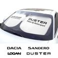 Pare-soleil de voiture avec réflecteur anti-uv pour Dacia Duster 1.0 Tce Turbo1.4 1.6 Mpi Dci Mcv Logan Sand For Duster-2