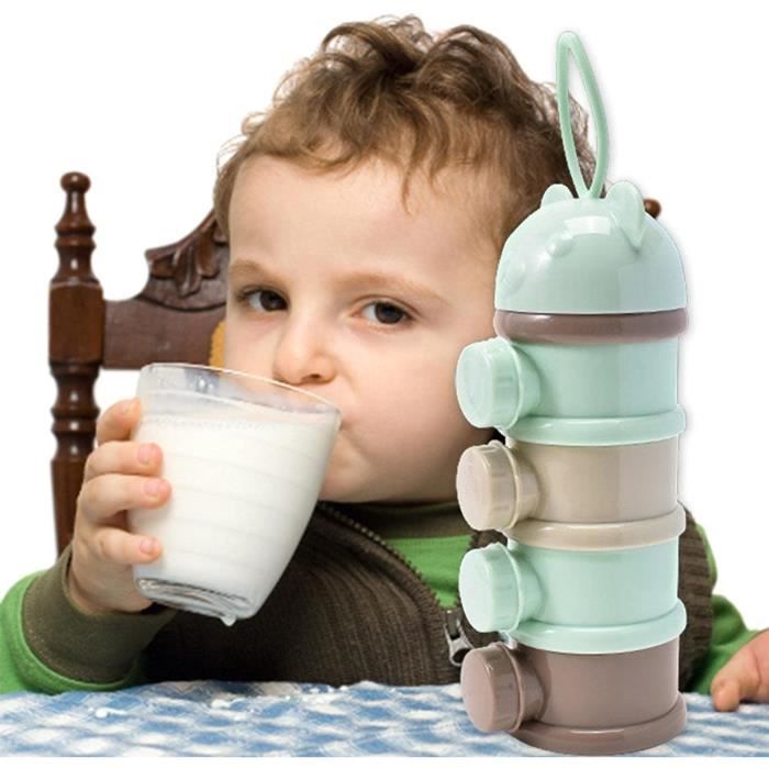 Boîte De Rangement Pour Lait En Poudre Bébé 2,8 L - Avec Doseur Intégré - Étanche Et Empilable - Pour Lait, Céréales, Bonbons