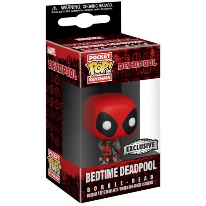 Porte cle Funko Pocket Pop Deadpool Robe de chambre Cdiscount Jeux video