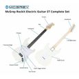 Pack Guitare électrique Blanc -  McGrey Rockit  - Guitare électrique Kit Complet Amplificateur de 10 W, Housse, Accordeur et Sangle-3