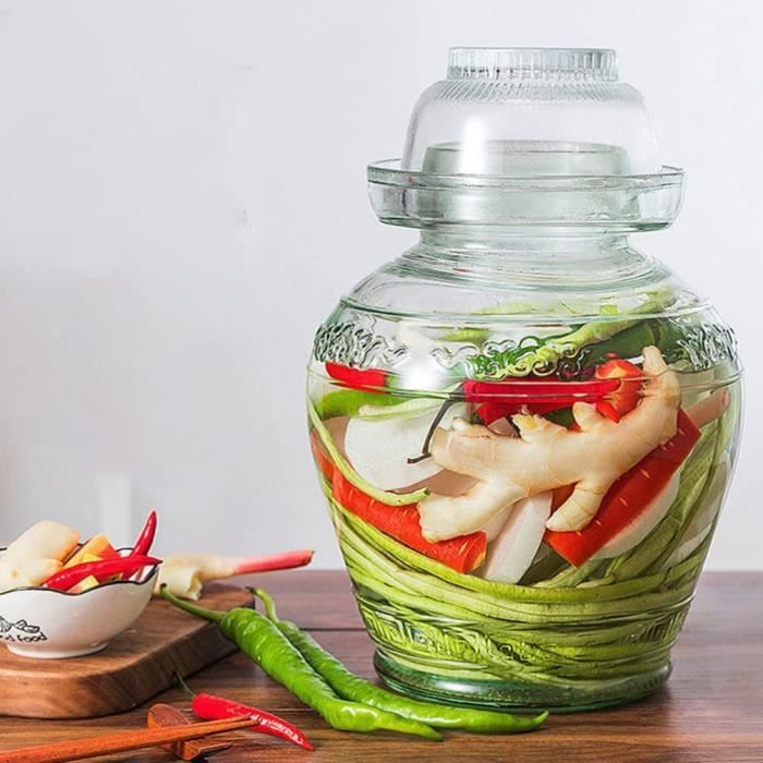 Poids De Fermentation En Verre, 4 Pièces, Poids De Choucroute, Cornichons