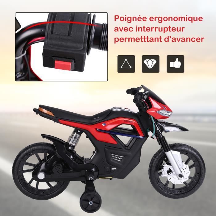 Homcom - HOMCOM Moto scooter électrique pour enfants 6 V env. 3 Km