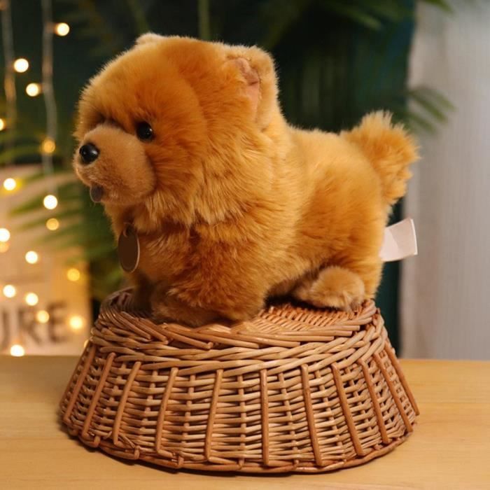 Mothinessto Peluche pour chien Peluche chien Chow mignon 25cm 10 pouces Animal en jeux activite Comme le montre la figure Cdiscount