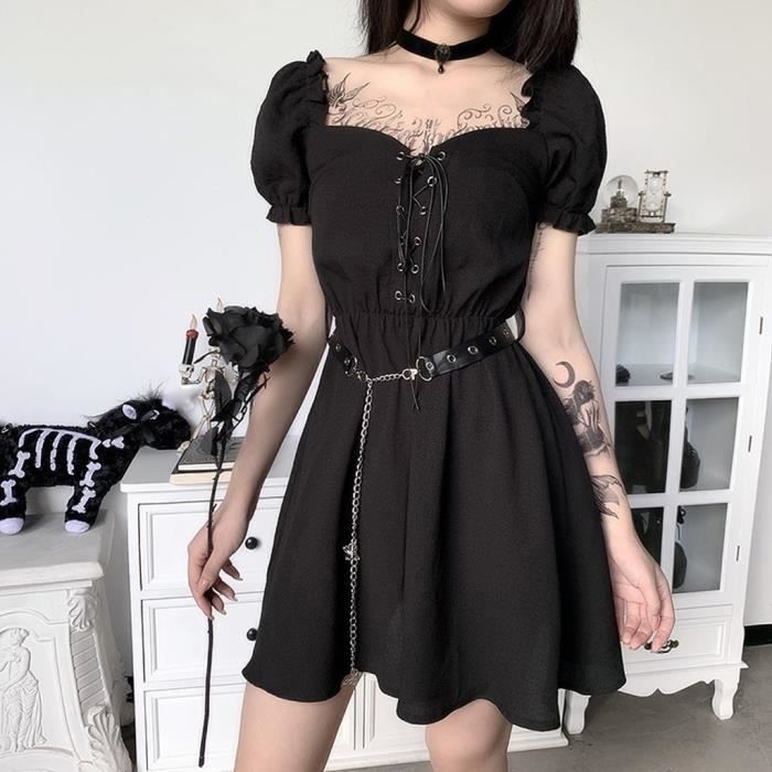 Robe noir avec ceinture on sale