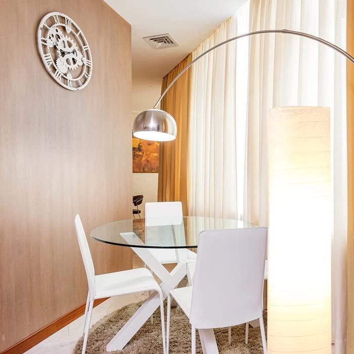 gernie Abat-jour de Lampadaire en Papier de Riz, Style Japonais