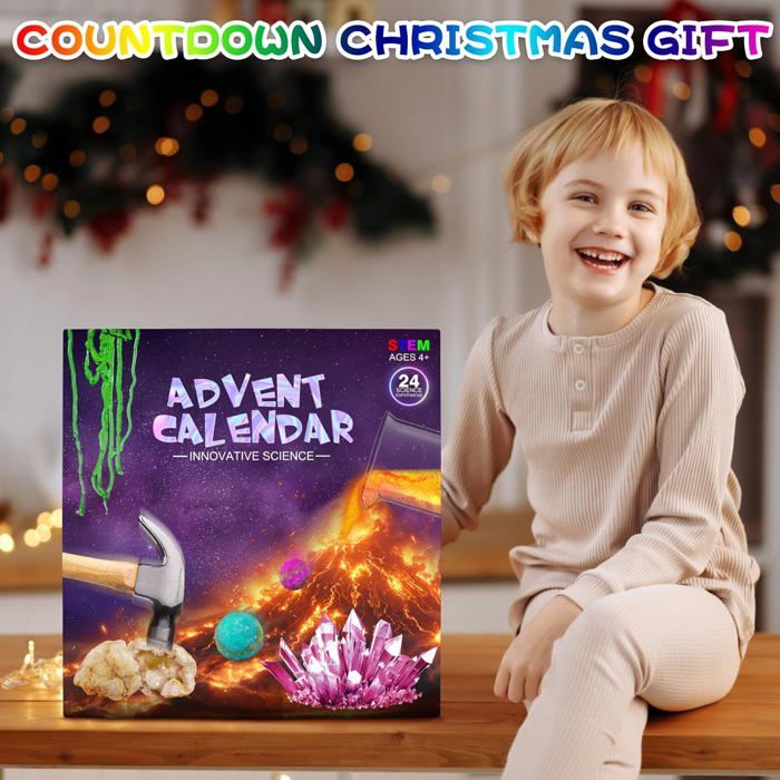 Calendrier De L’Avent 2025 – 24 Figurines Chats En Acrylique 2D – Décoration De Noël Pour Enfants – Cadeau Pour Fille, Garçon, Amie, Sœur - 2