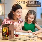 ROBOTIME Kit Book Nook Shakespeare's Bookstore avec Lumières LED - Décoration 3D en Bois - Jeux - Jouets