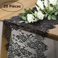 Ecoetoile Lot De 20 Chemin De Table Dentelle Fete Reception