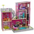 KidKraft - Maison de poupées Uptown en bois avec 36 accessoires inclus, son et lumière-0
